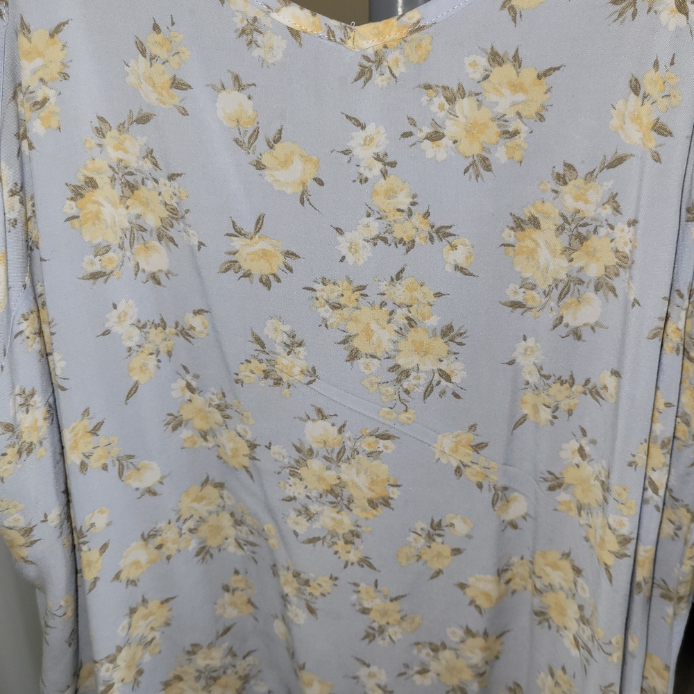 Wallflower Floral Maxi Dress - Yellow and Gray